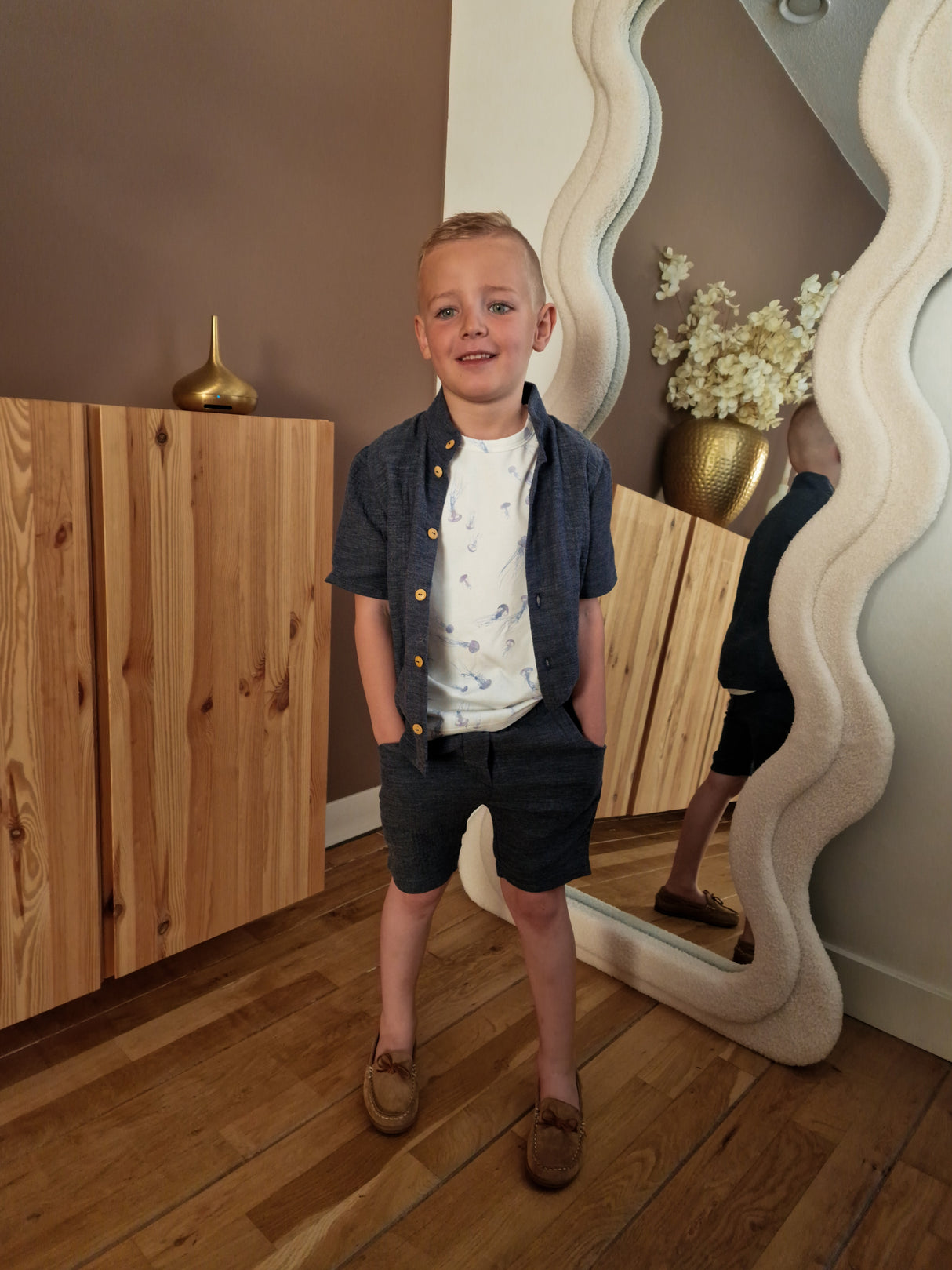 Blouse Lasse hydrofiel korte mouw