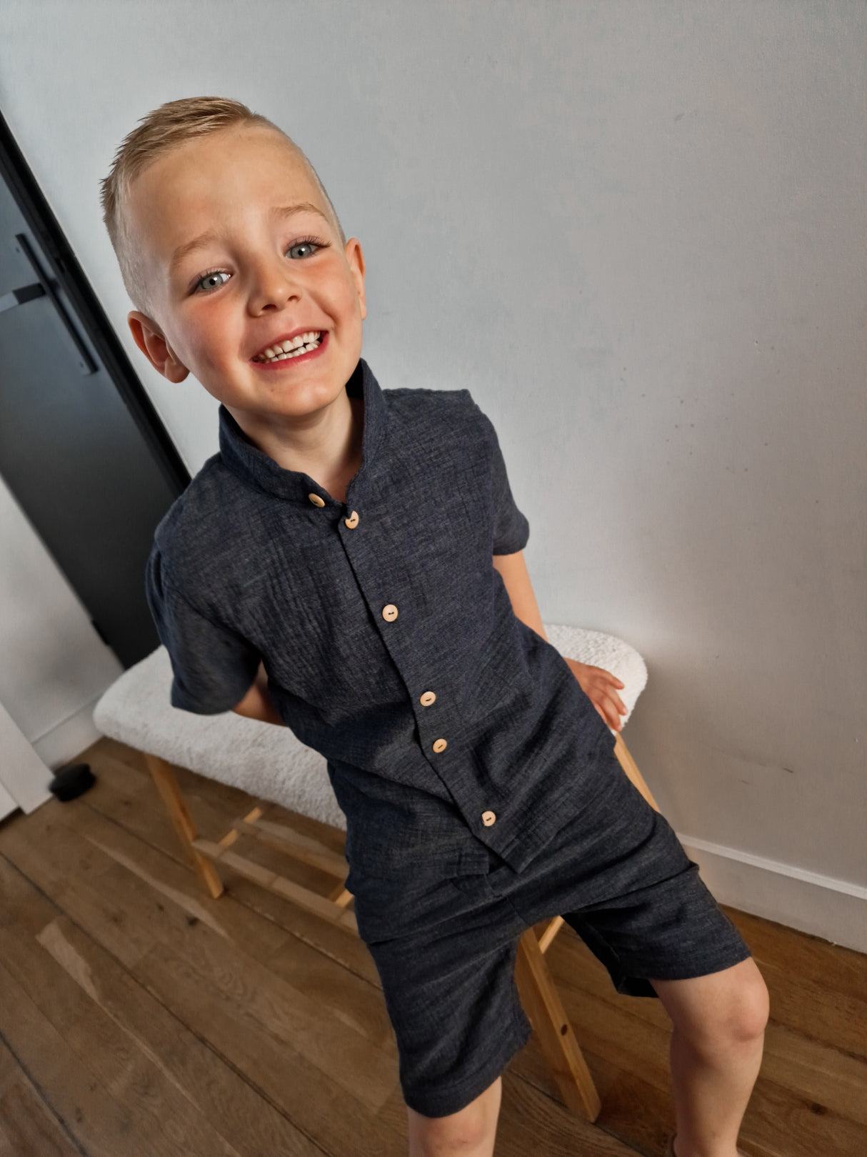 Blouse Lasse hydrofiel korte mouw