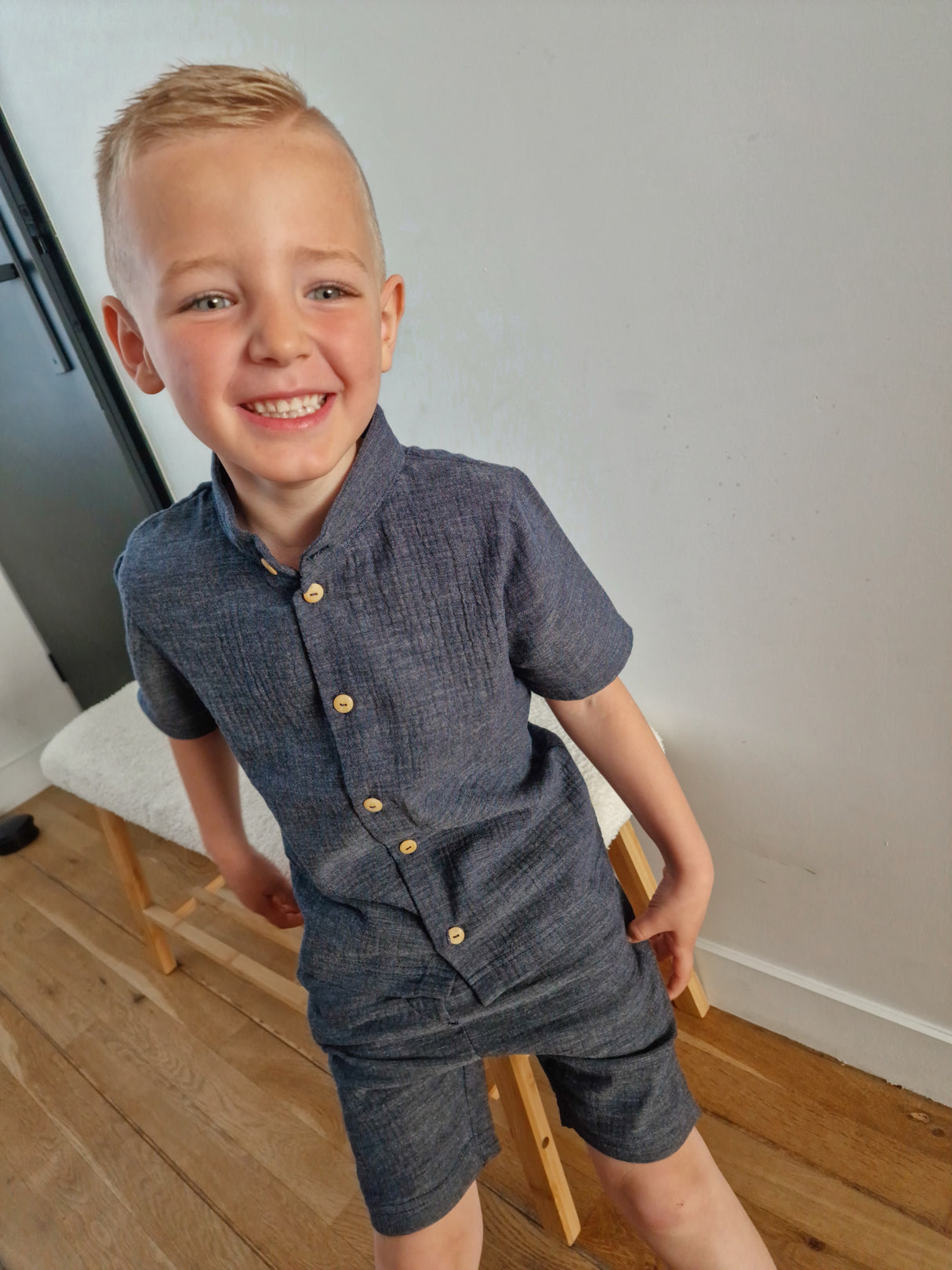 Blouse Lasse hydrofiel korte mouw