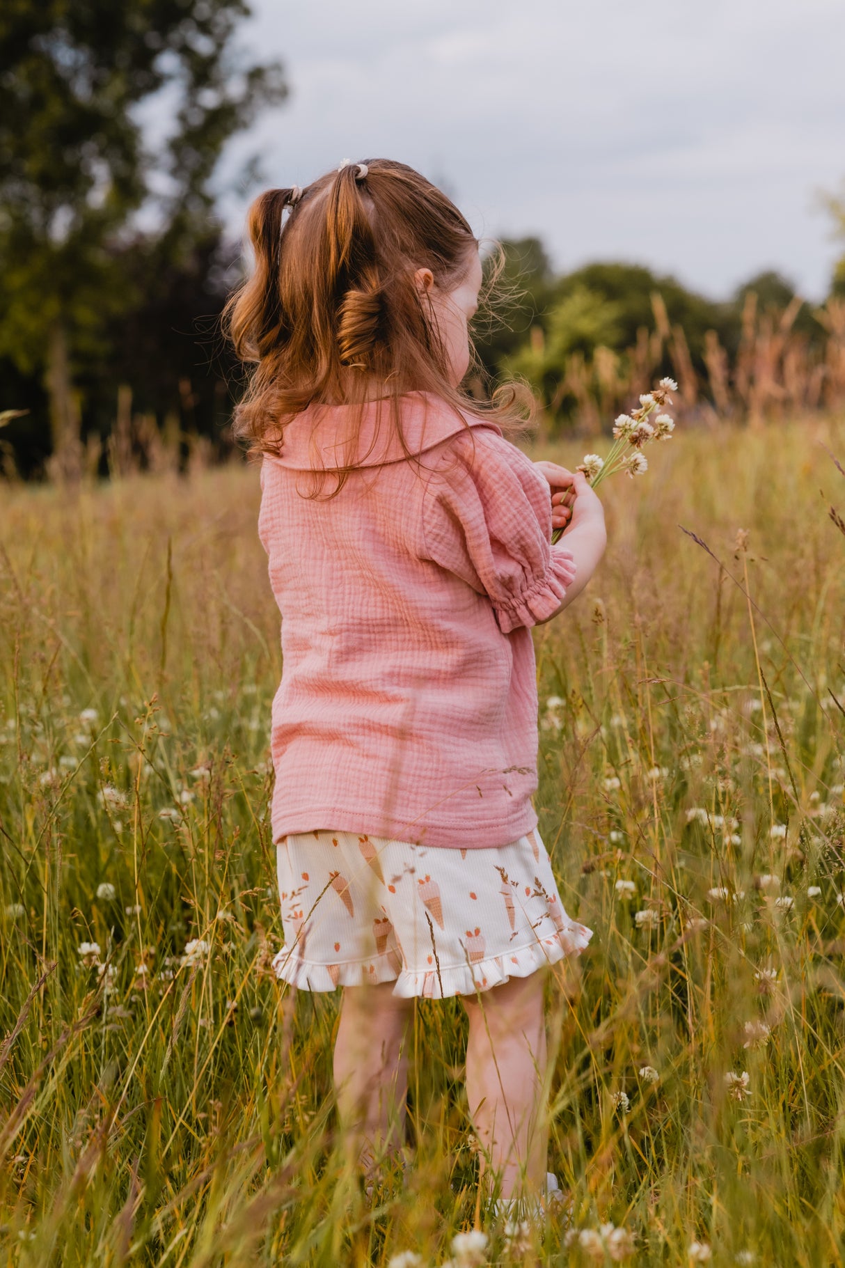 Blouse Fenna hydrofiel korte mouw