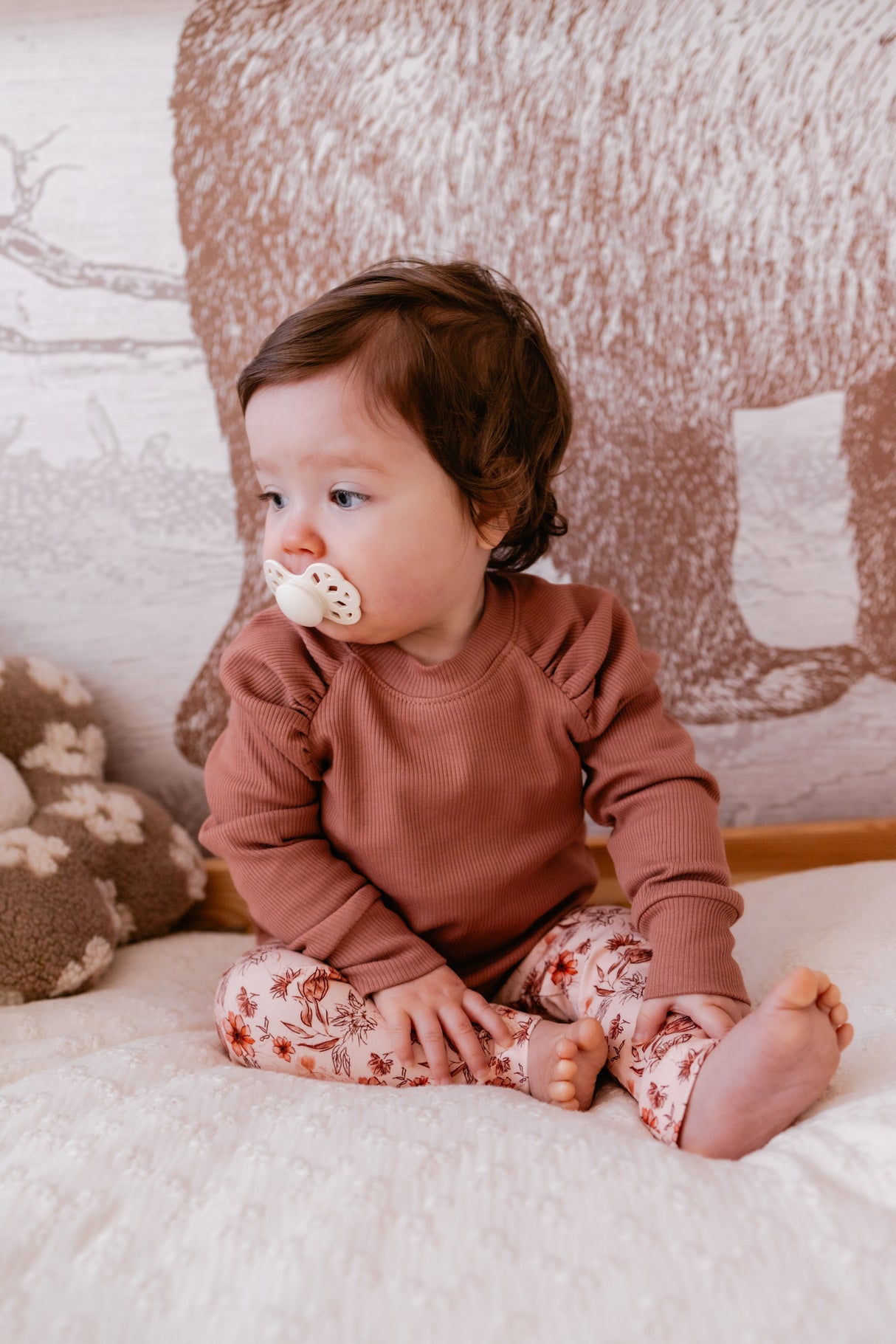 Longsleeve Babs fijne rib uni