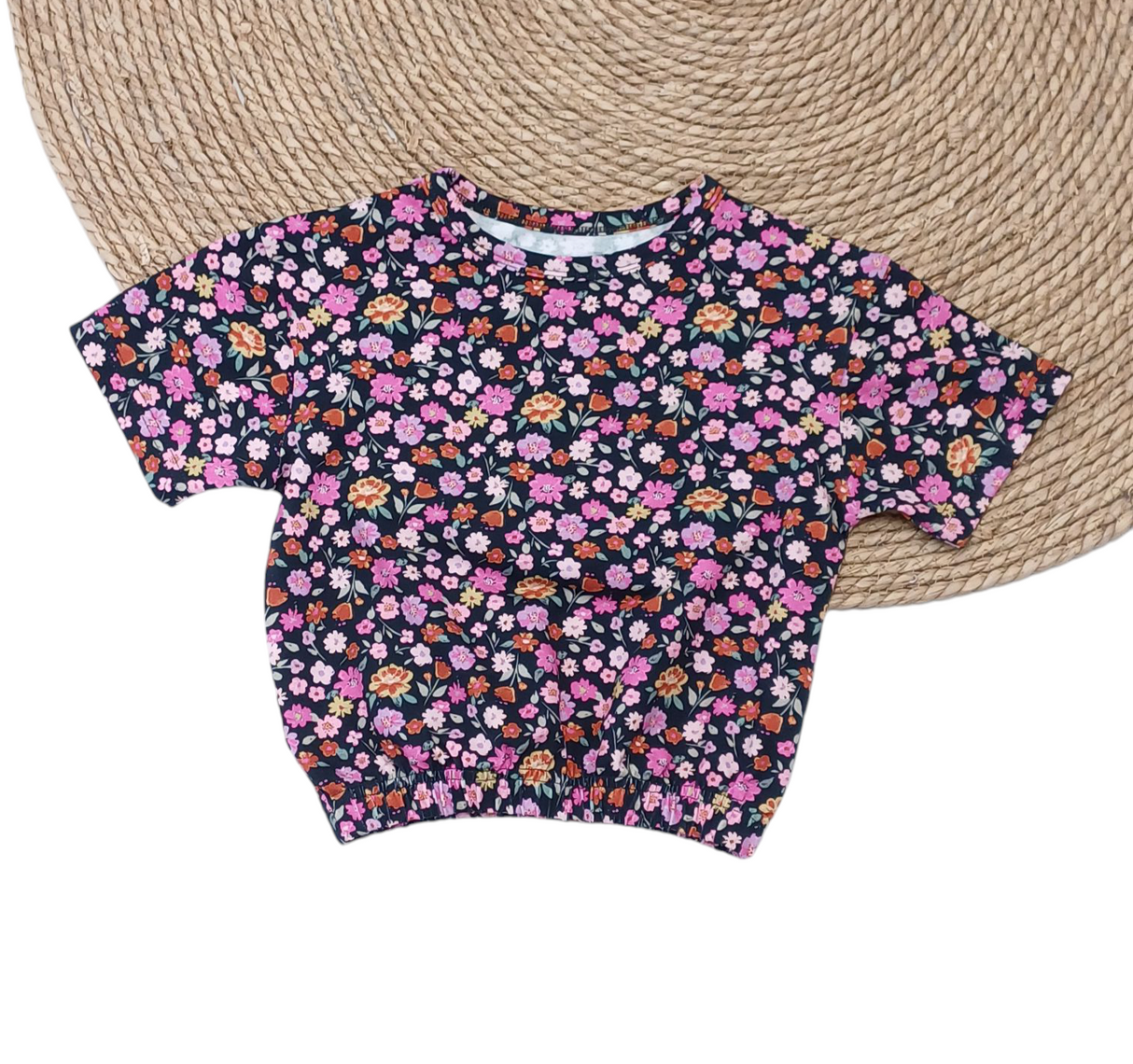 Cropped T-shirt Jazz bloemenprint