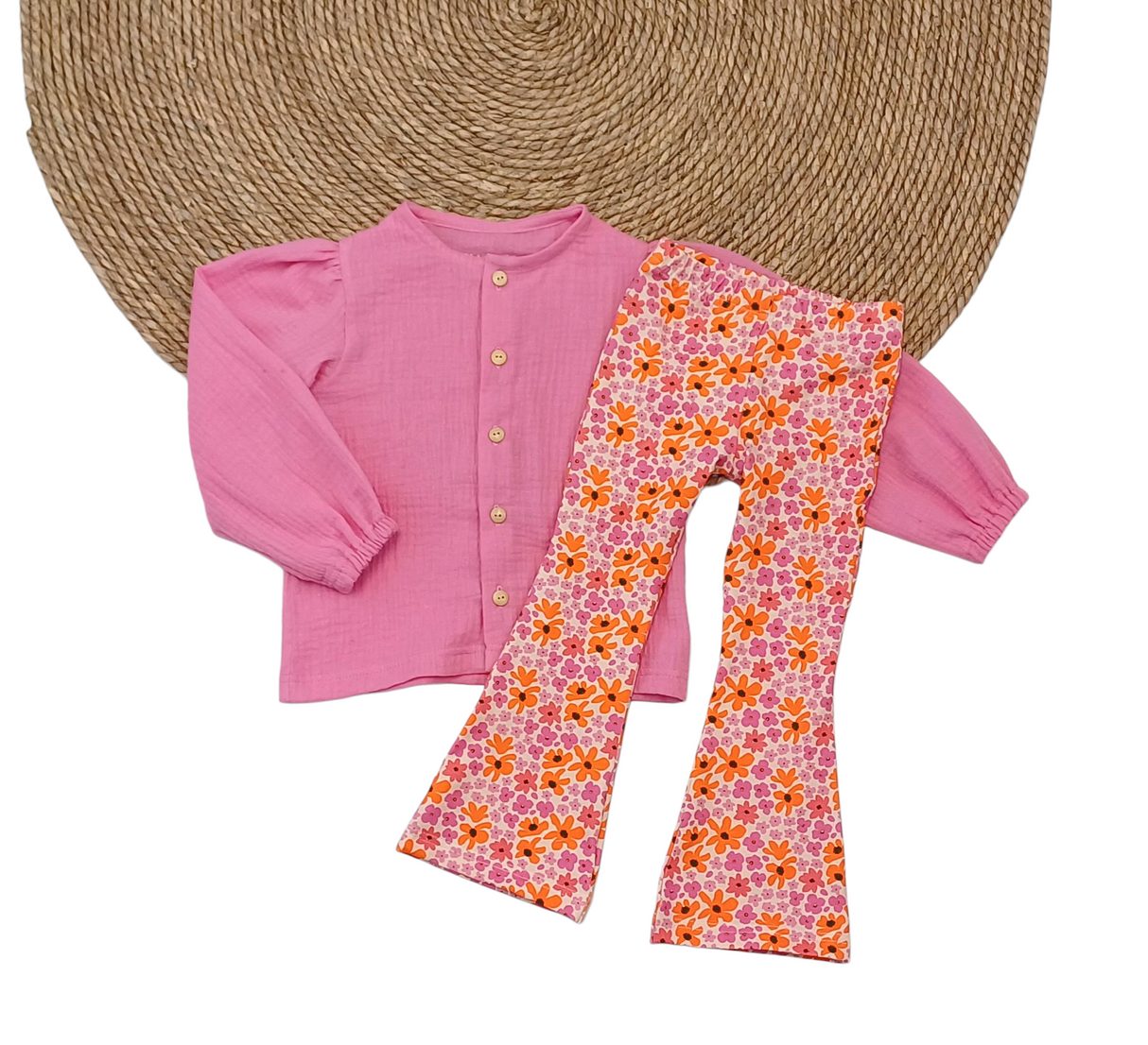 Flared broek retro splash