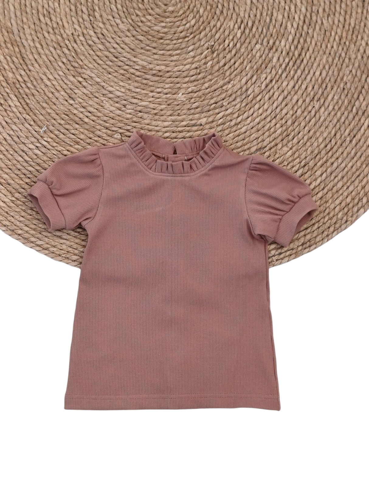 Shirt Lana fijne rib uni