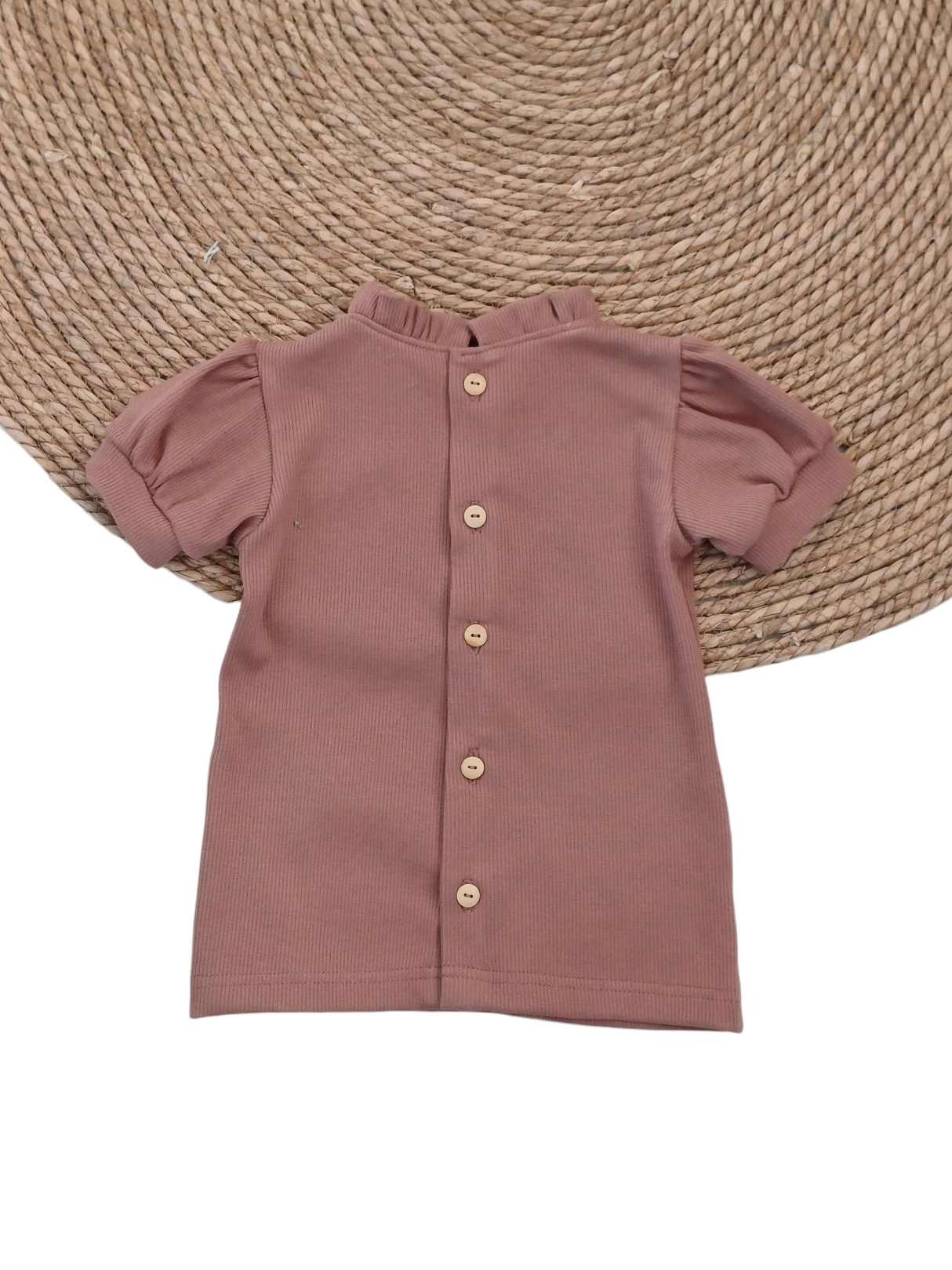 Shirt Lana fijne rib uni
