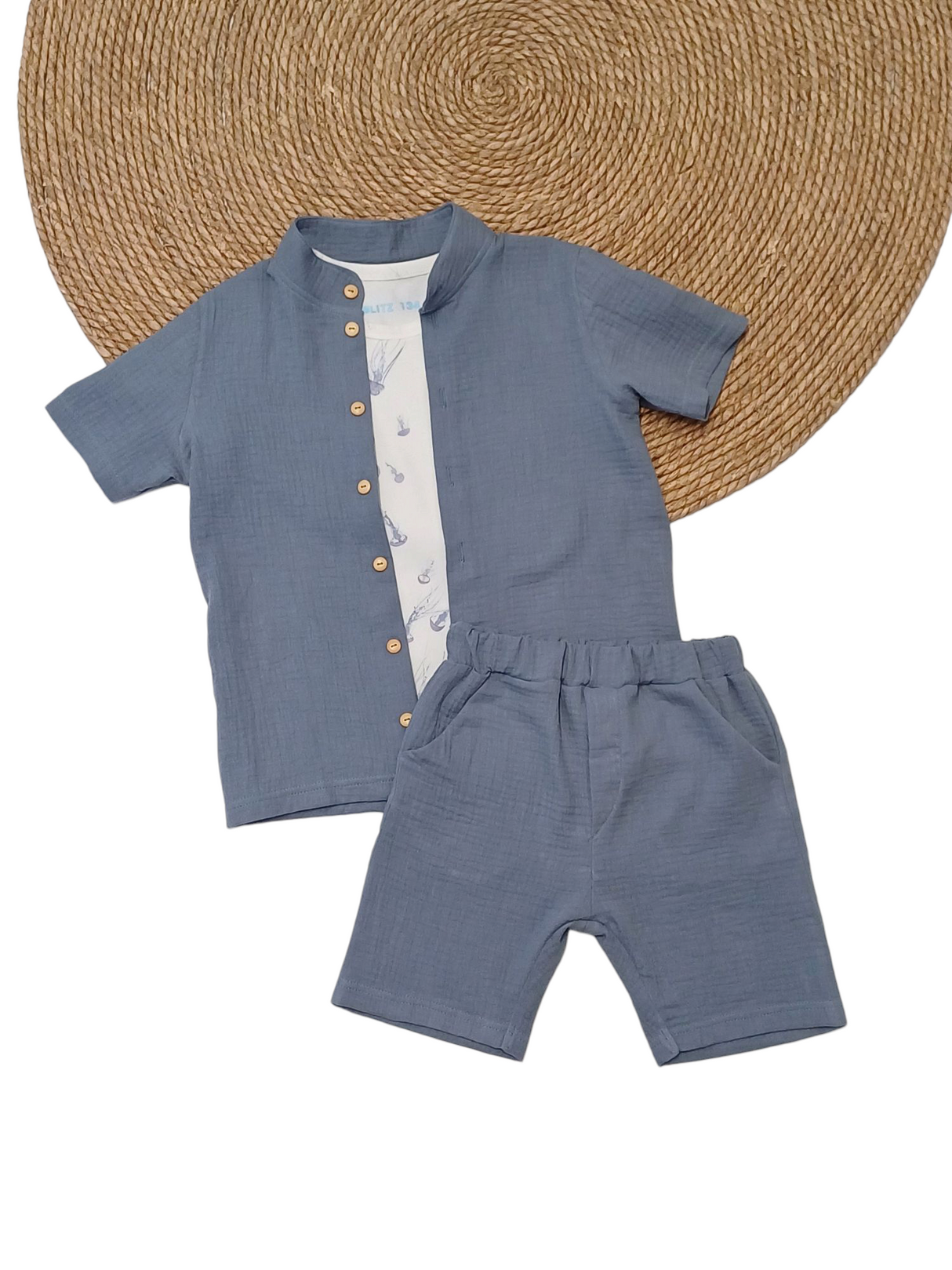 Blouse Lasse hydrofiel korte mouw