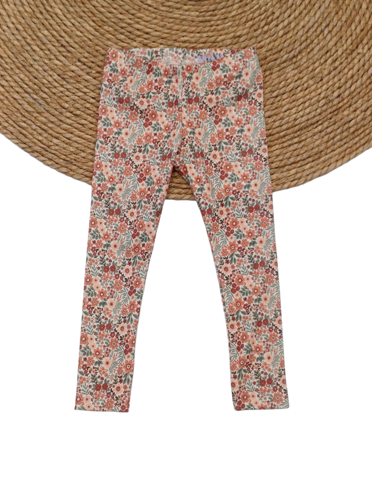 Legging fijne rib print