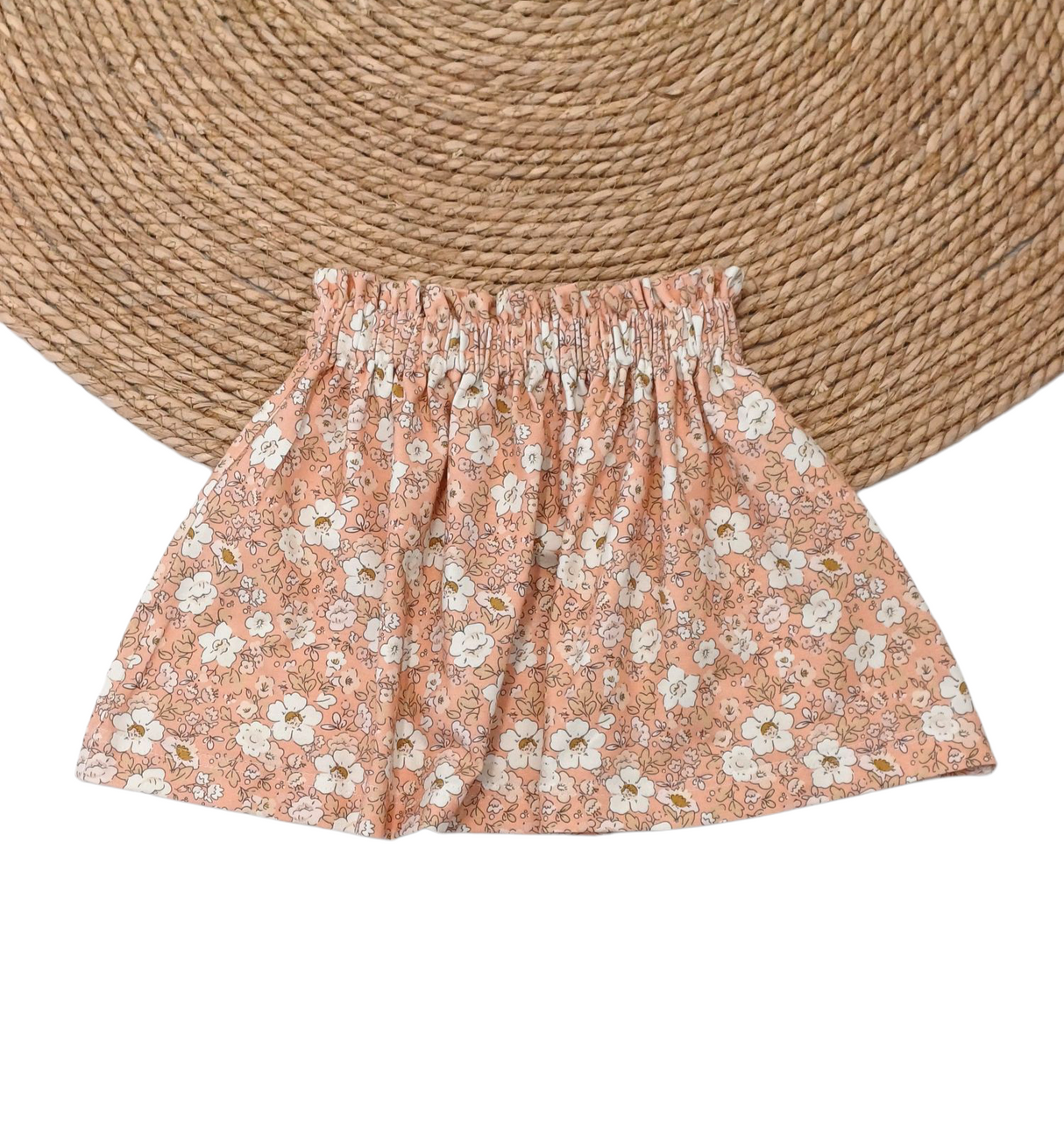 Paperbag rokje Anne bloemenprint