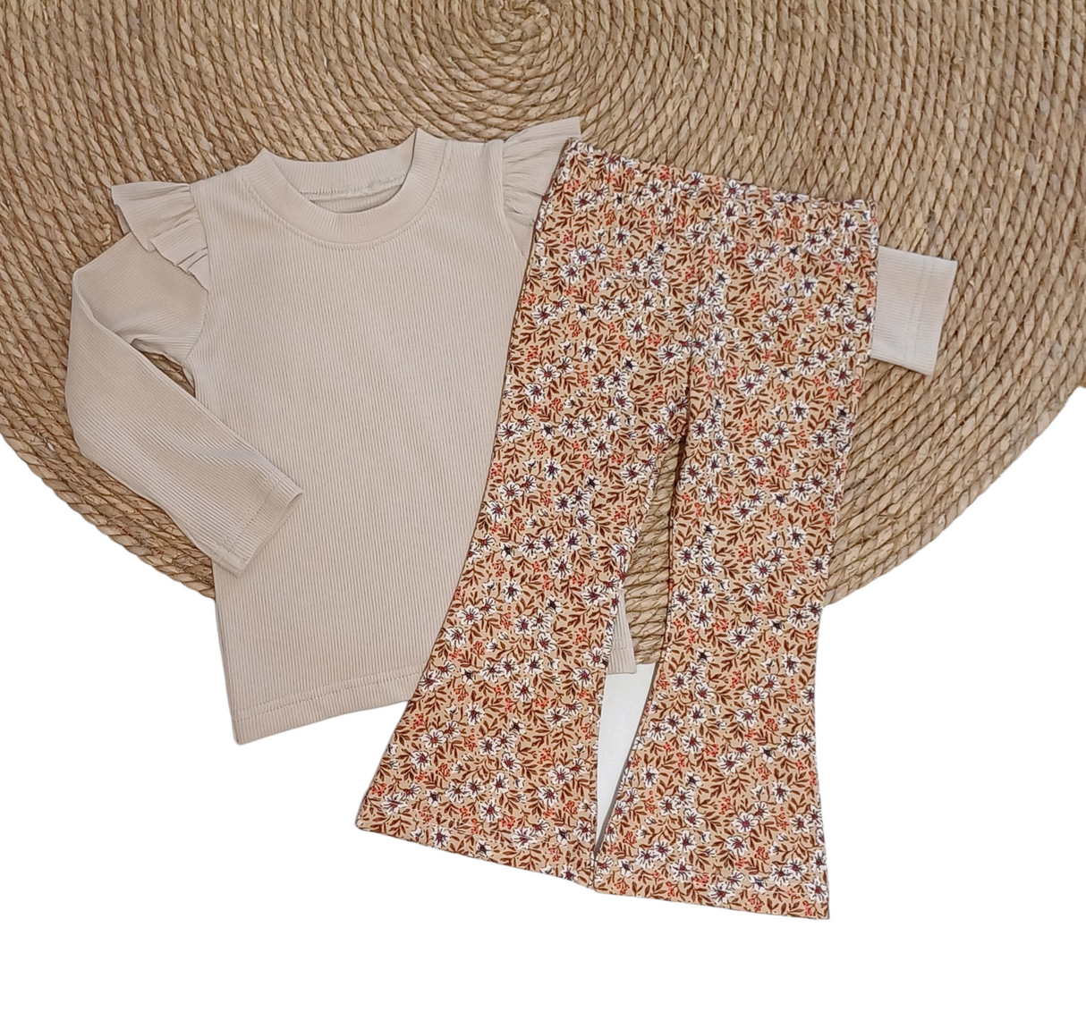 Flared broek winterpracht