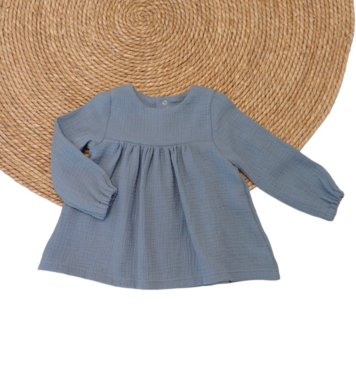 Blouse Olivia jeansblauw