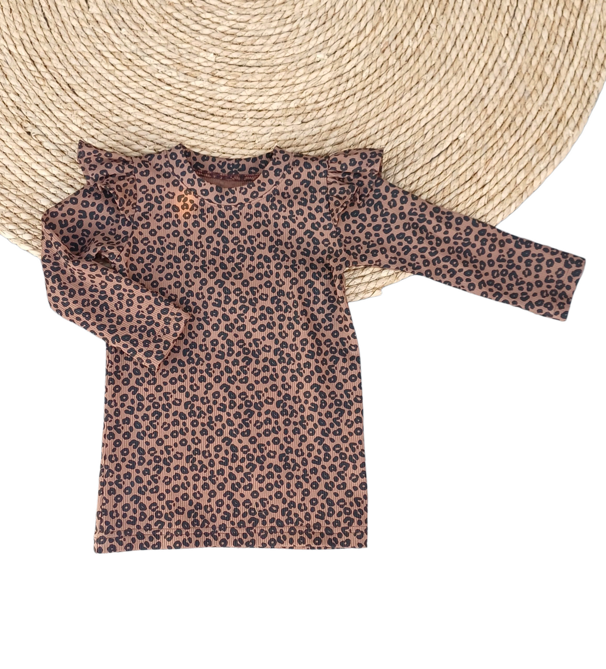 Jurk Jente panter bruin