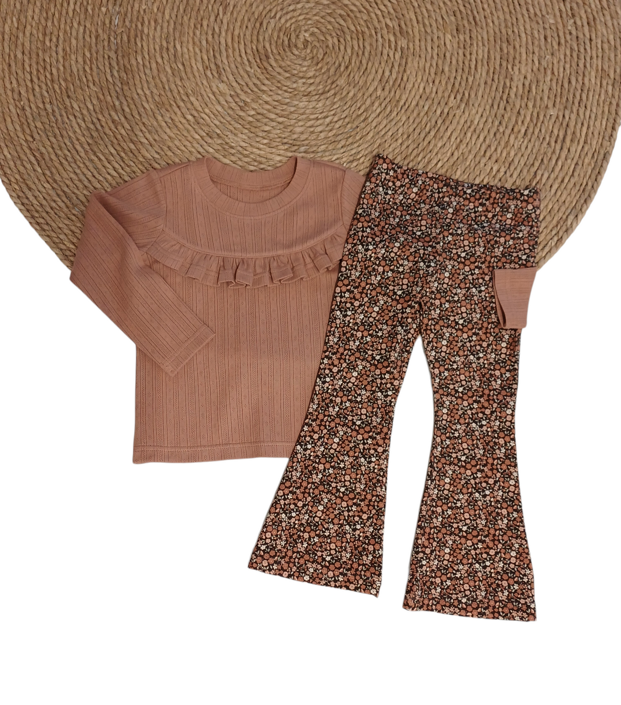 Flared broek ultimate brown