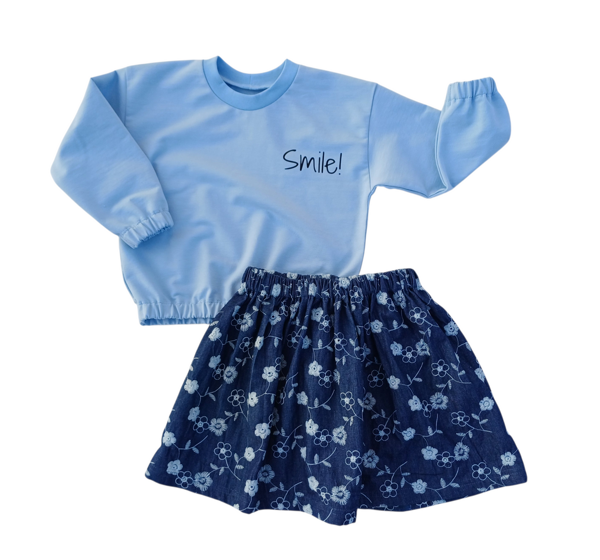 Cropped sweater Anky lichtblauw