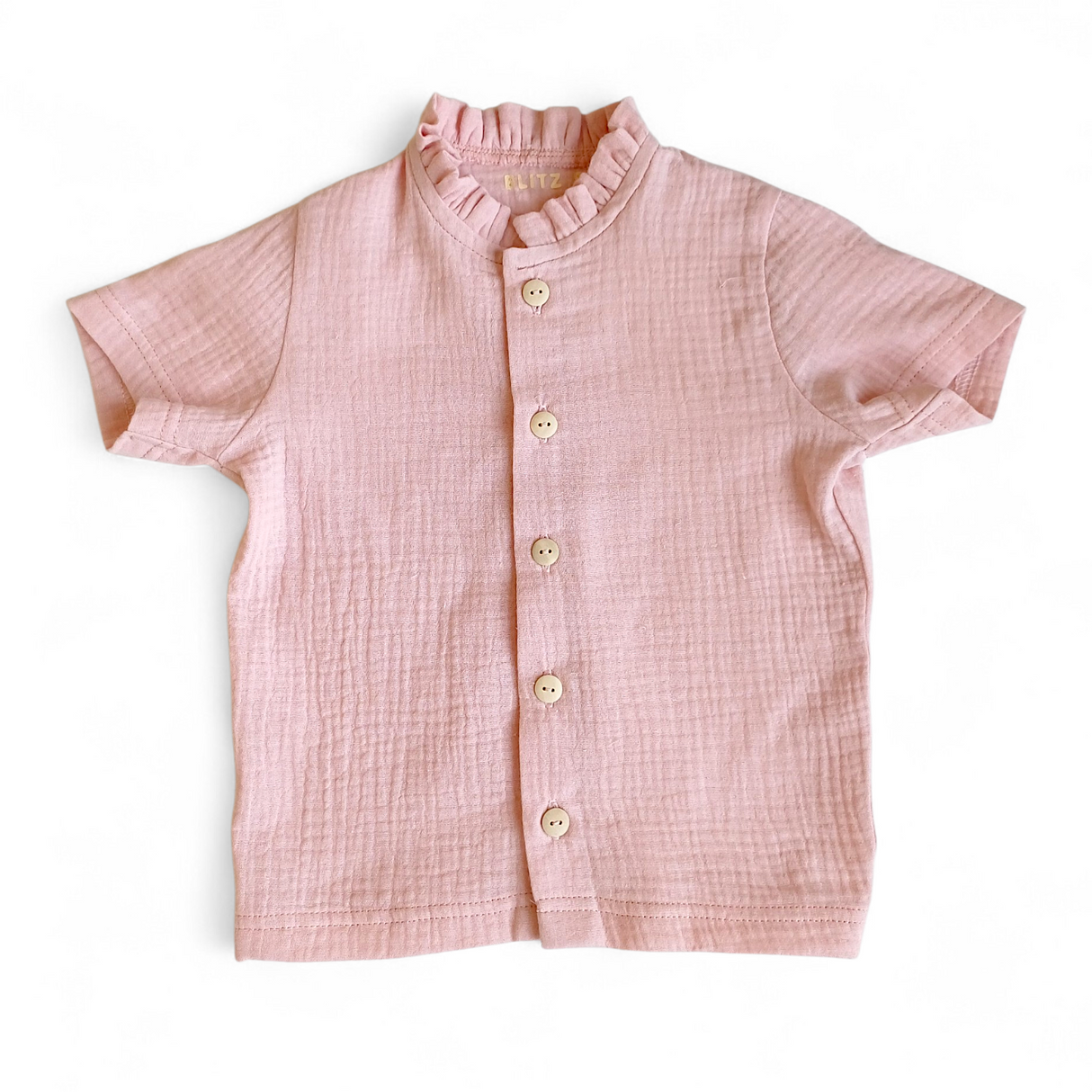 Blouse Aukje hydrofiel zachte roze