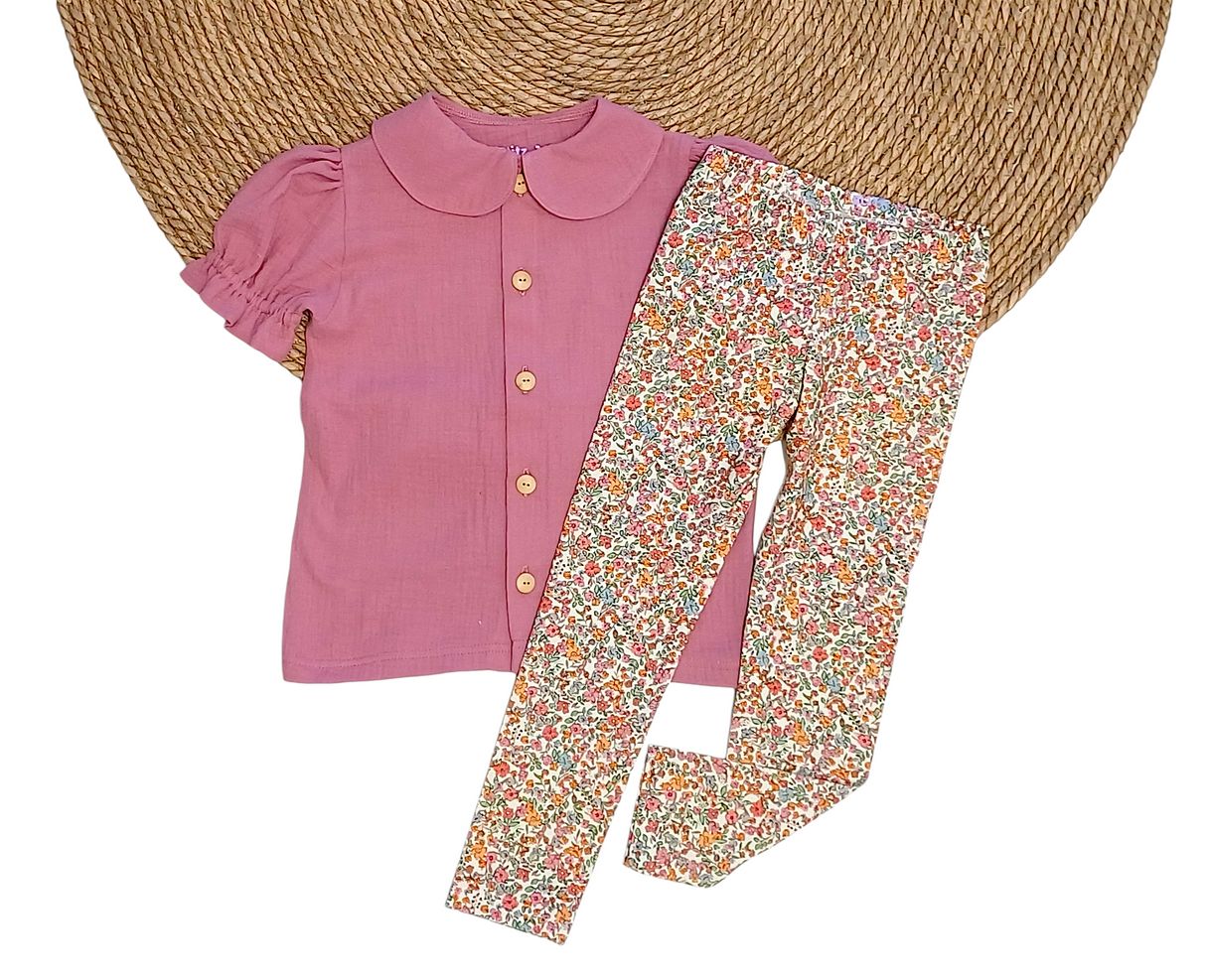 Blouse Fenna framboos roze