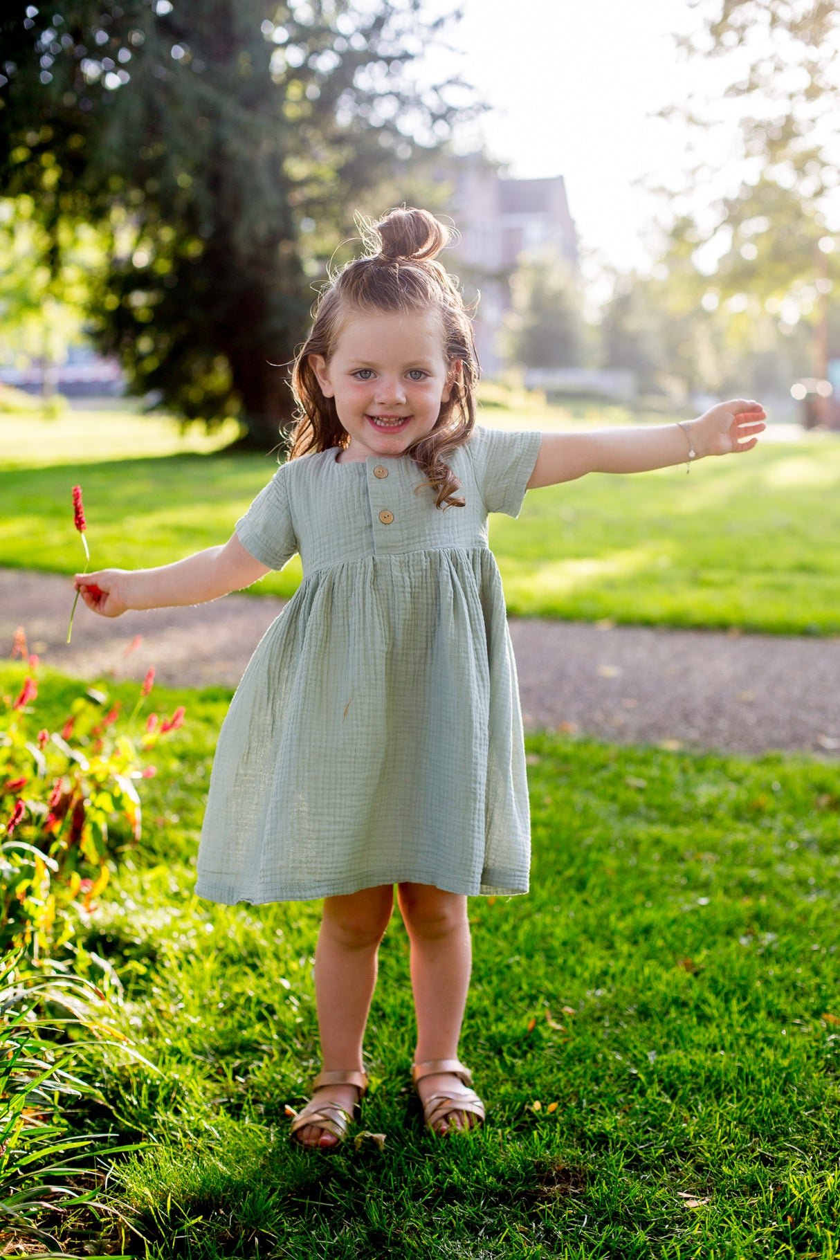 Jurk Jolie hydrofiel korte mouw