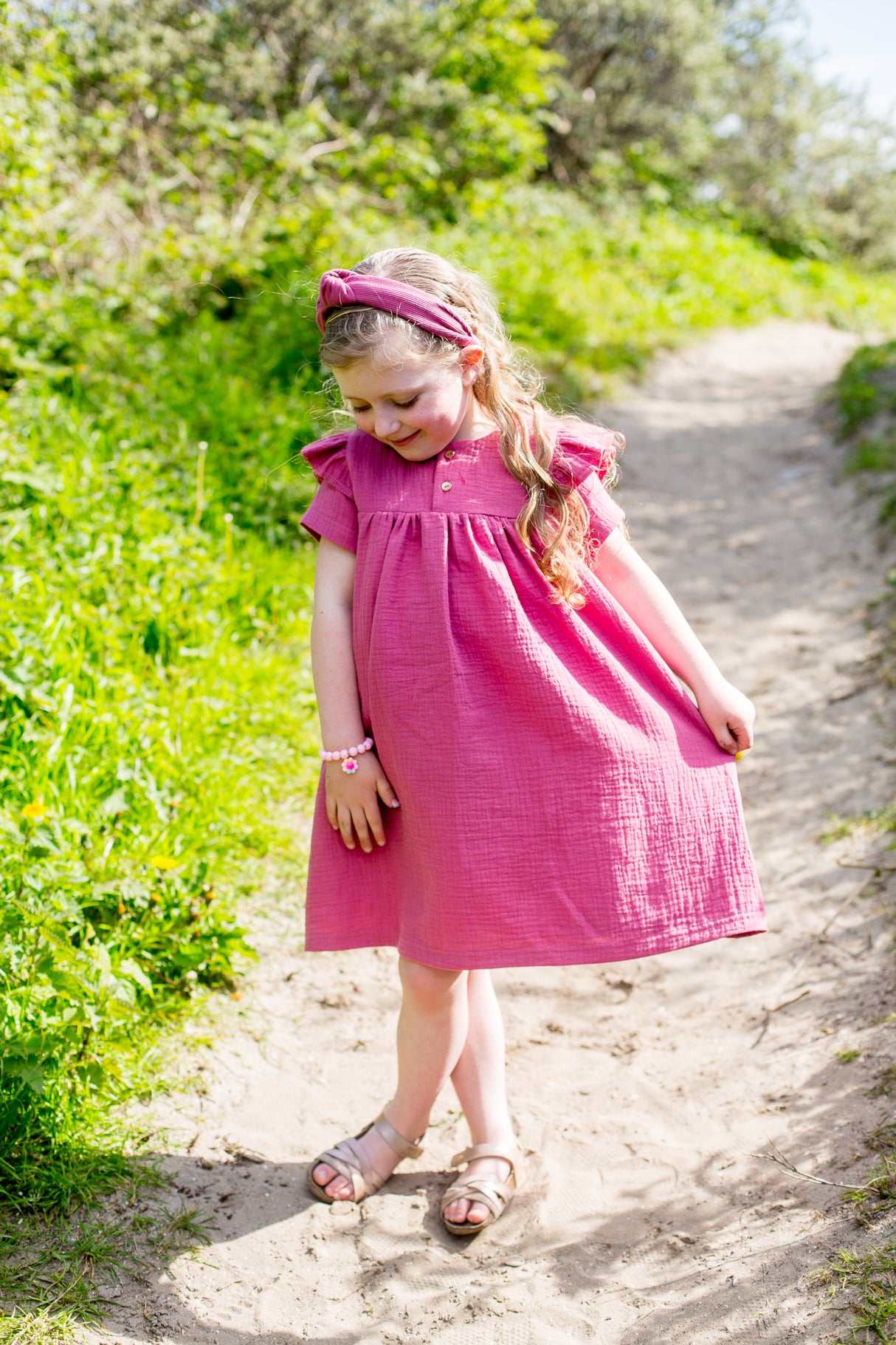 Jurk Emilie hydrofiel korte mouw