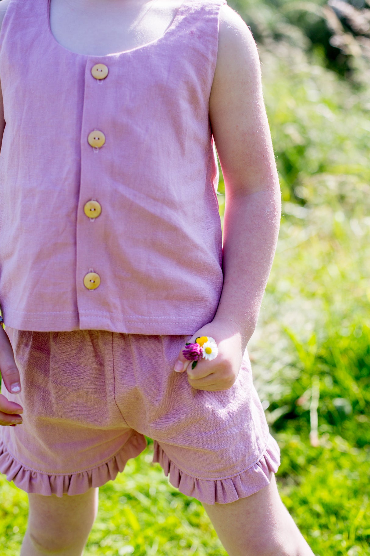 Linnen top Esmee in verschillende kleuren