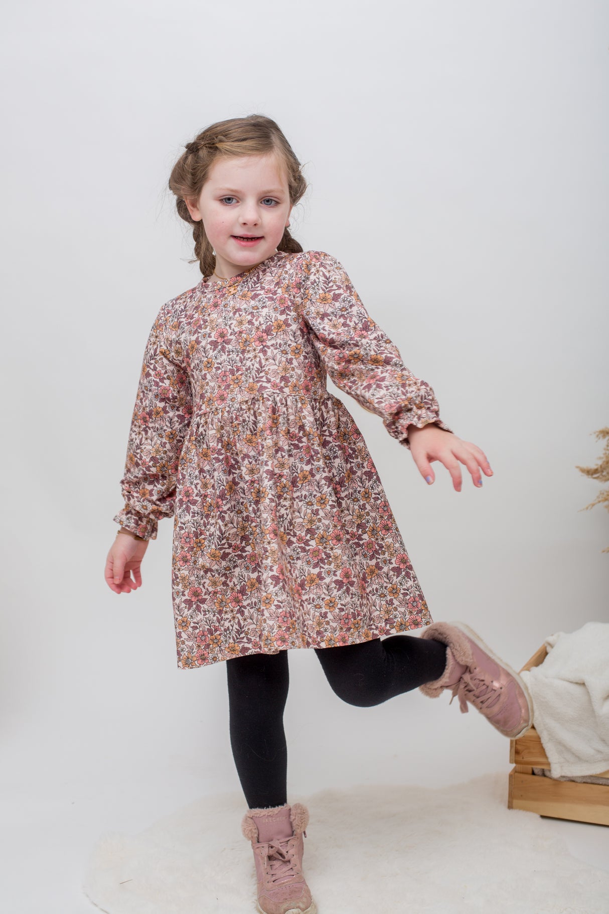 Jurk Milou floral forrest