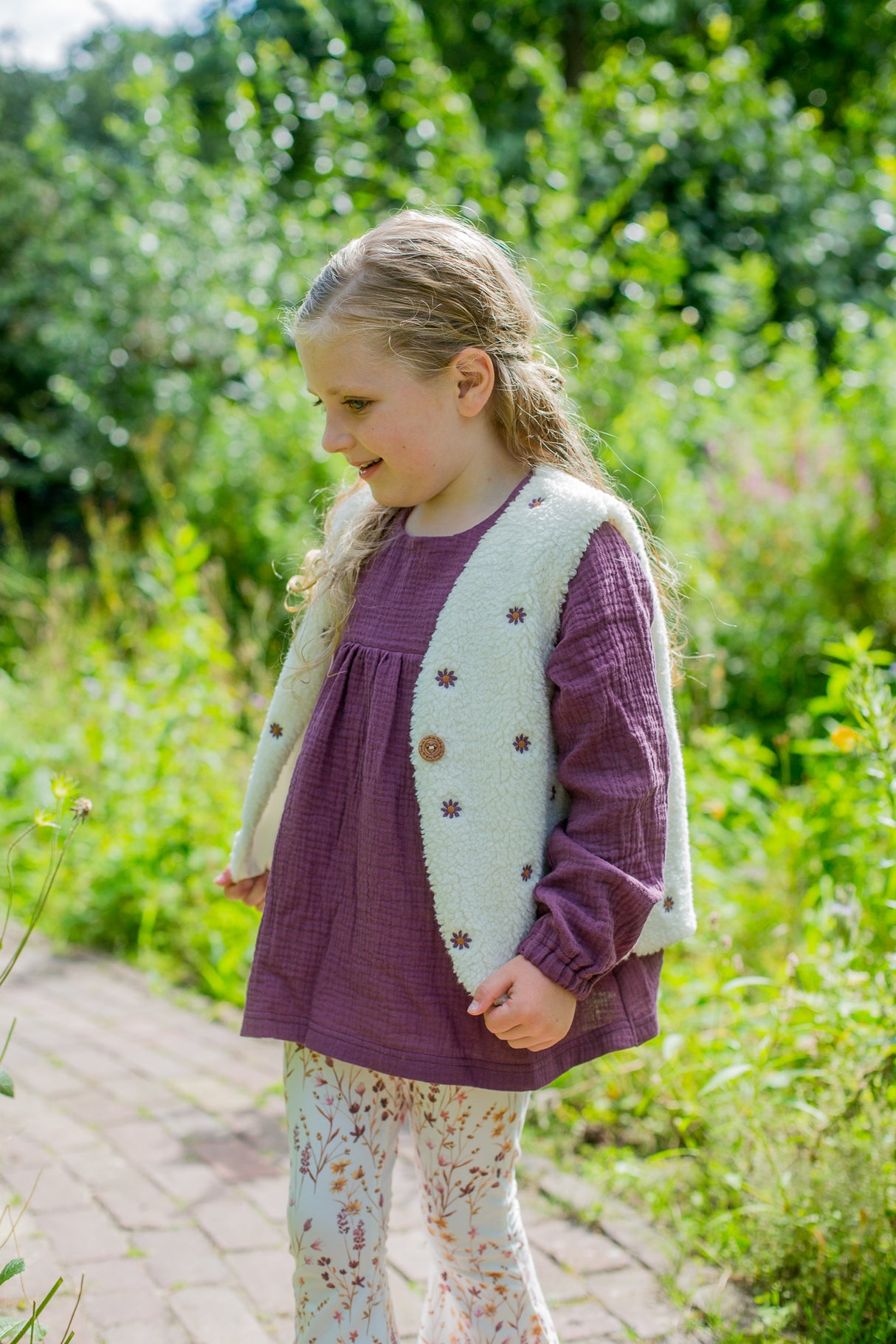 Blouse Olivia aubergine