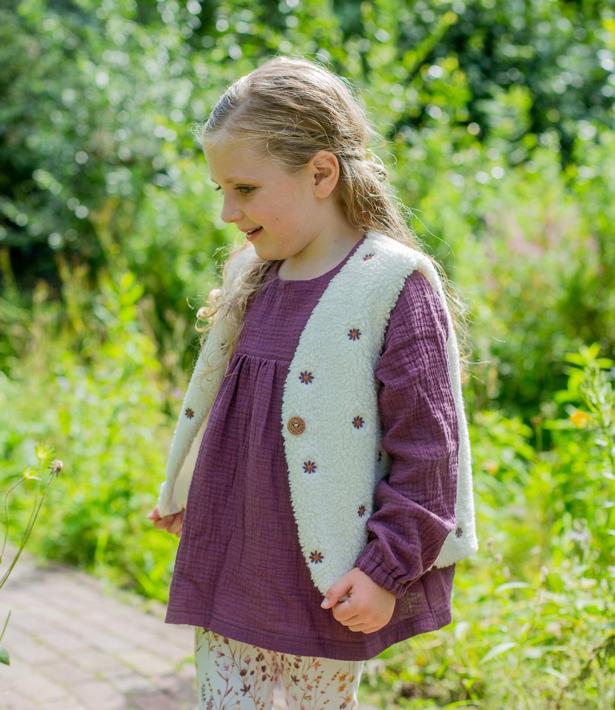 Blouse Olivia aubergine
