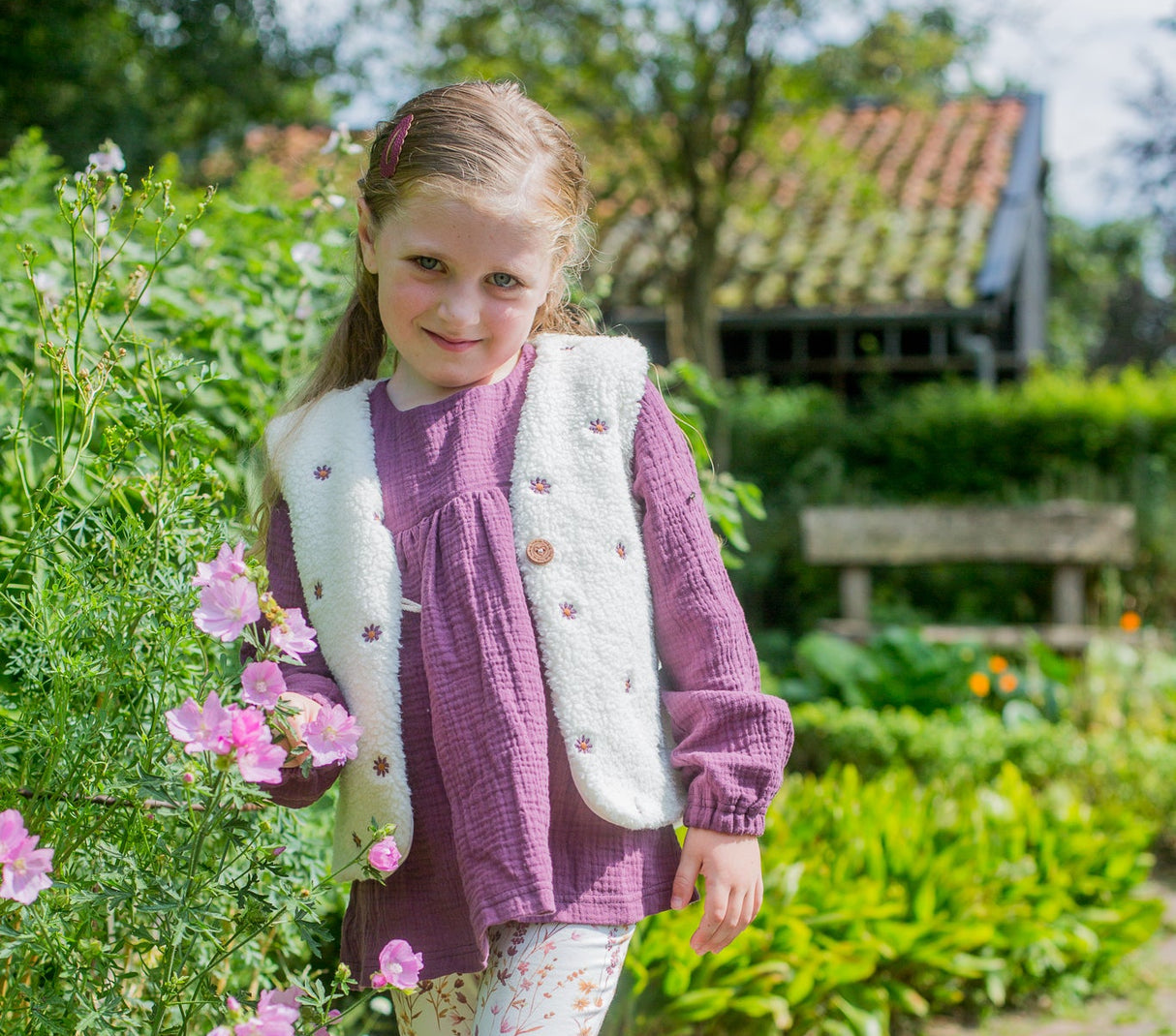 Blouse Olivia aubergine