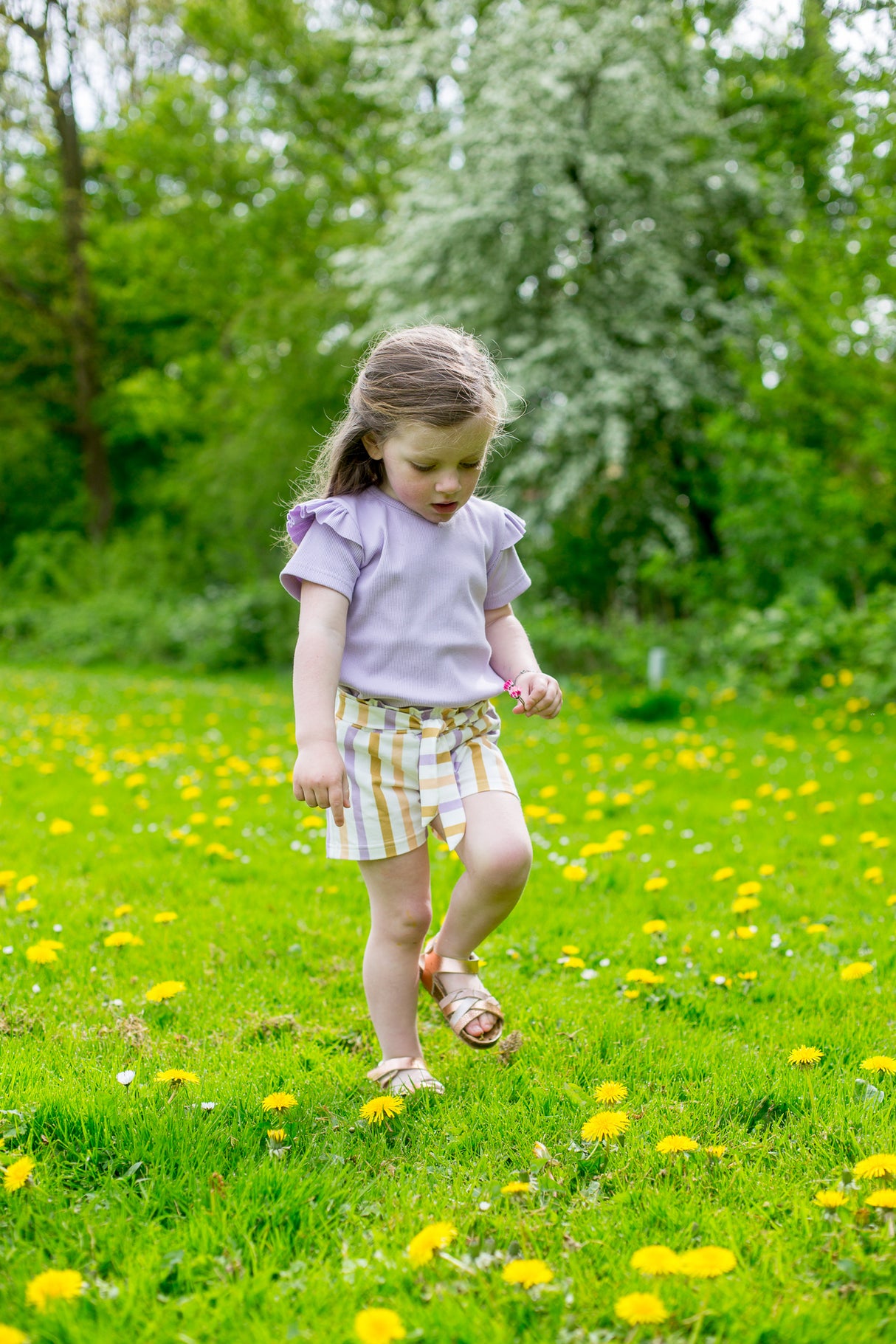 Basic T-shirt Sam fijne rib uni