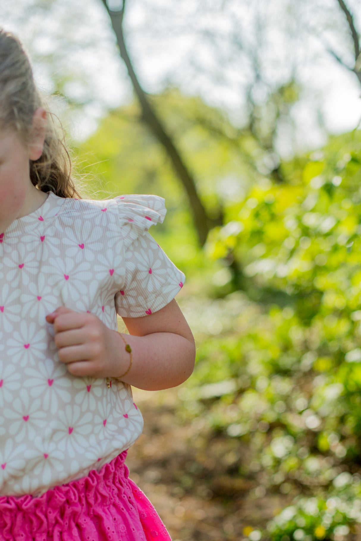 Basic T-shirt Sam fijne rib print