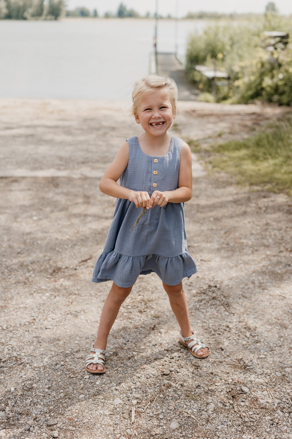 Jurk Jade licht jeans blauw