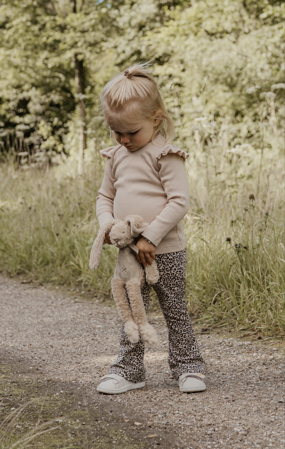 Flared panter naturel