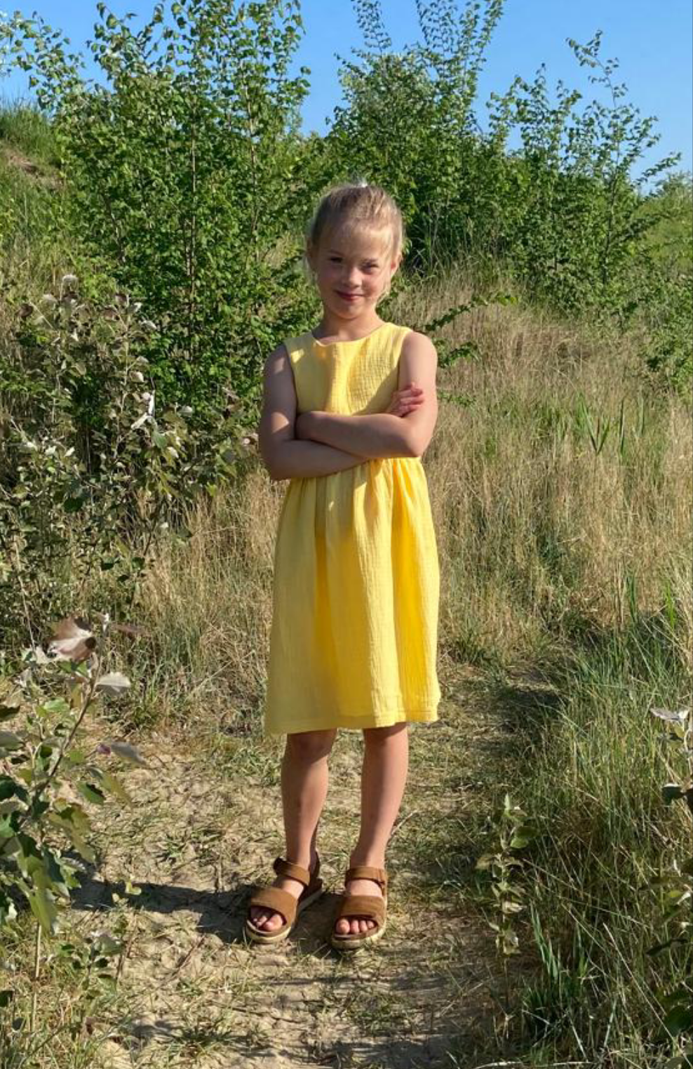 Jurk Rosalie uni hydrofiel