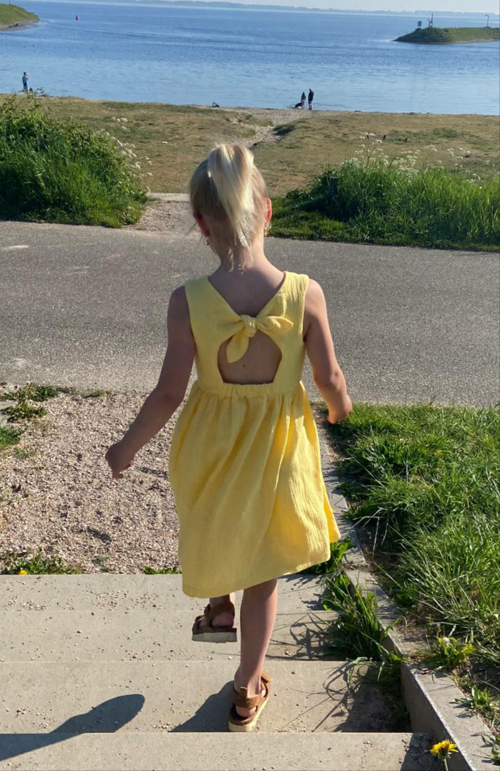 Jurk Rosalie uni hydrofiel