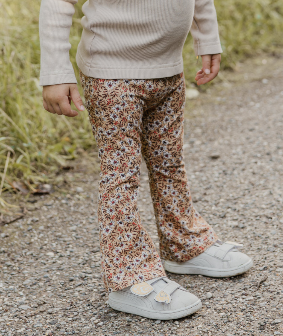 Flared broek winterpracht