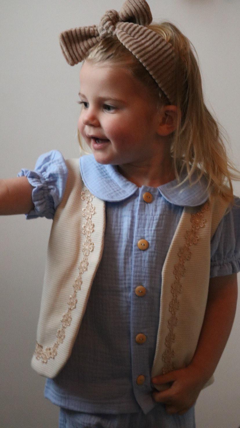 Blouse Fenna hydrofiel korte mouw