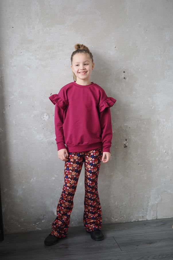 Sweater Iris kardinaal roze