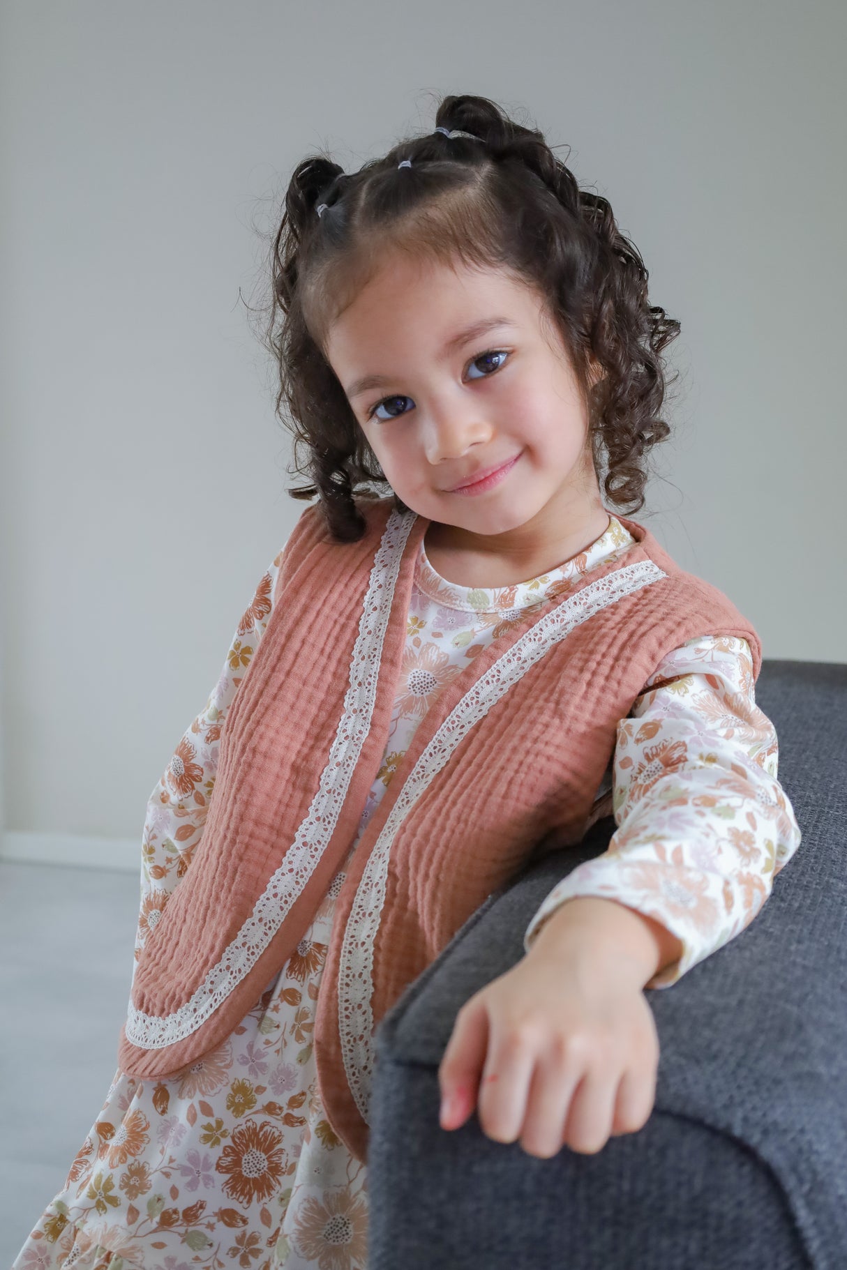 Gilet hydrofiel met sierband