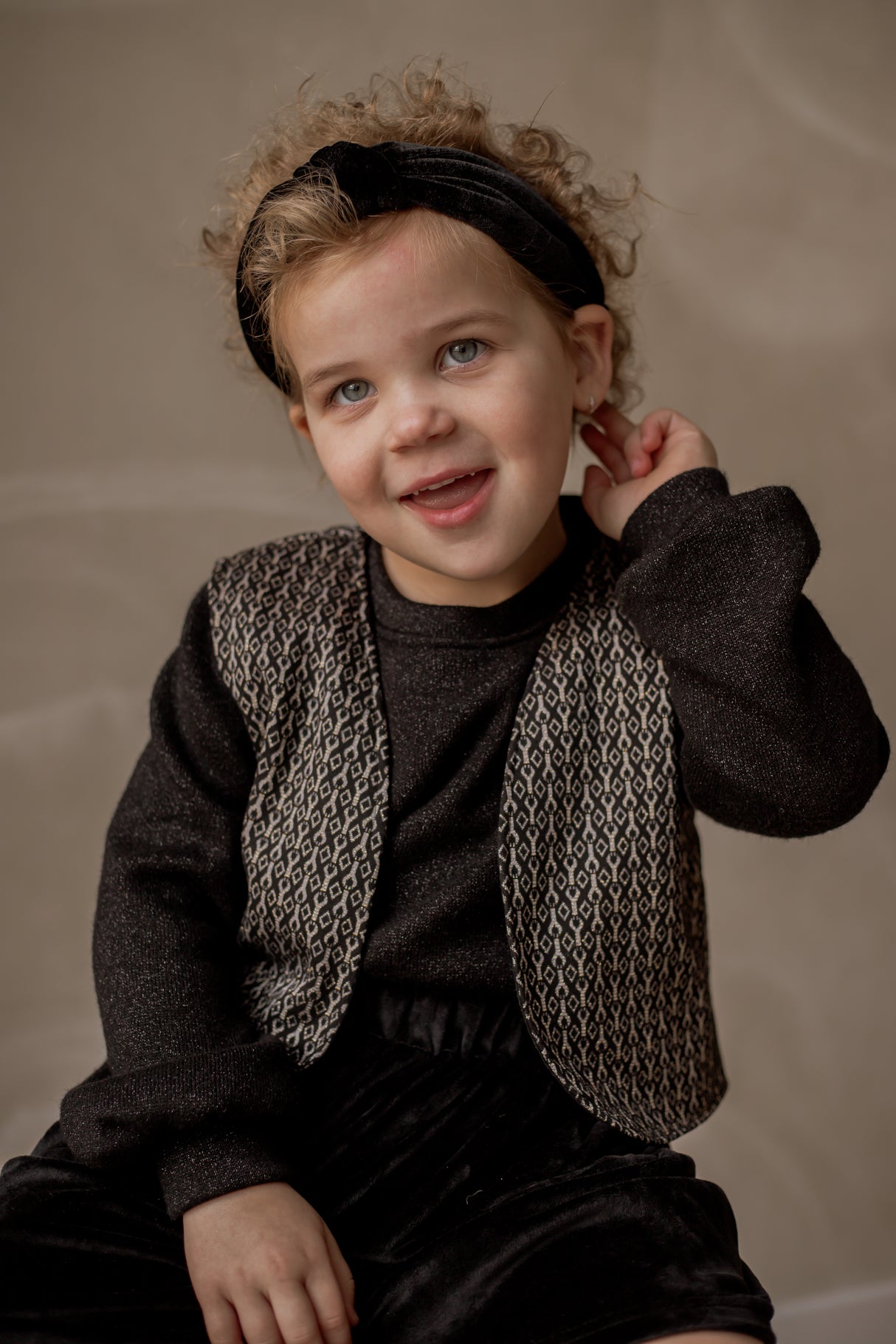 Gebreide sweater Amy met glitter