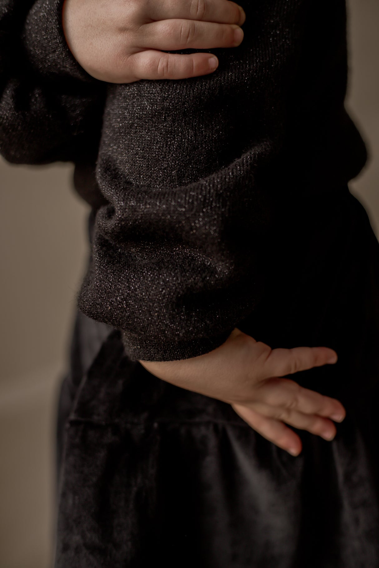 Gebreide sweater Amy met glitter