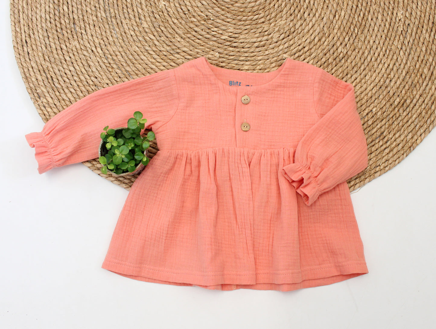 Hydrofiele blouse Jolie lange mouw in kleur van je keuze
