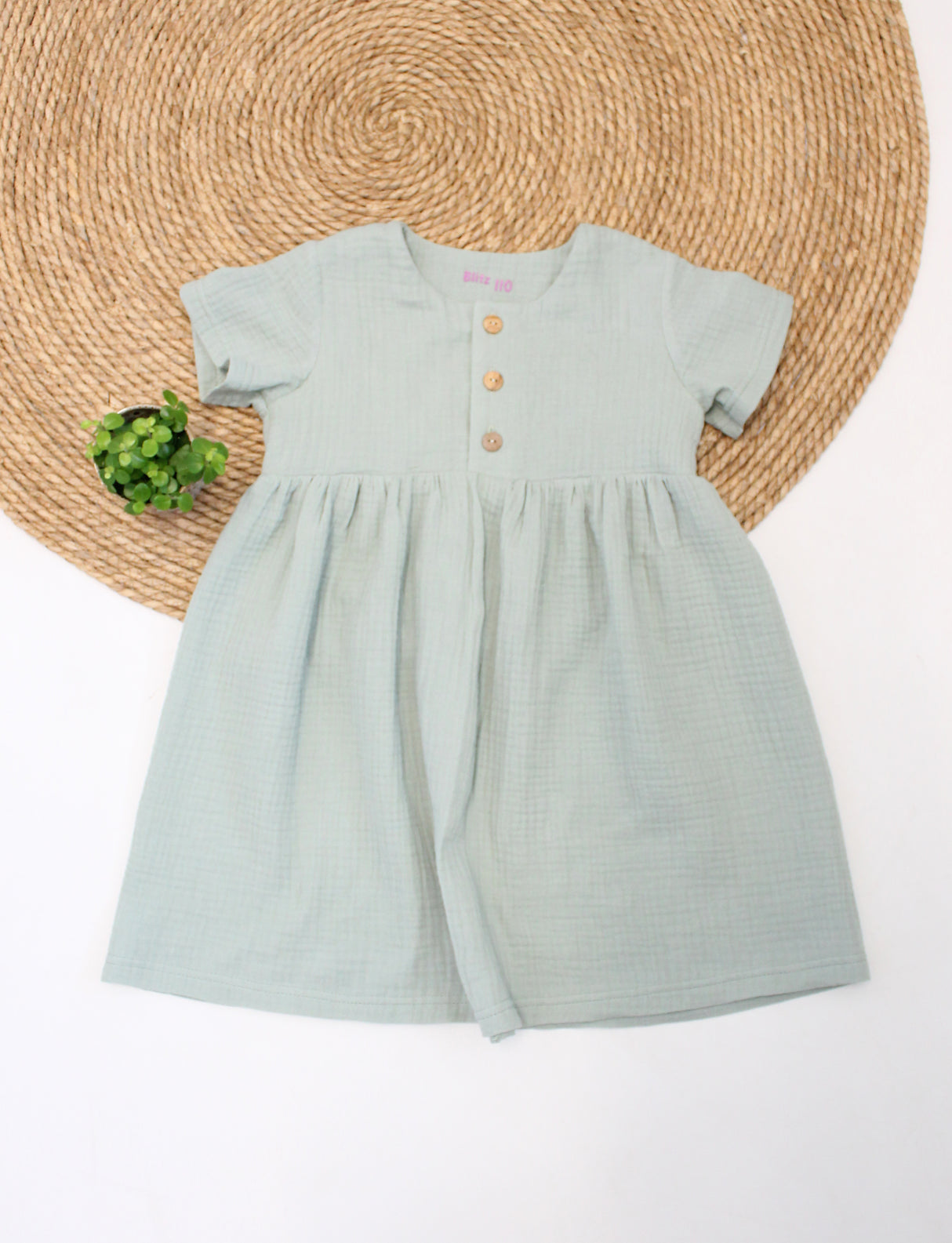 Jurk Jolie hydrofiel korte mouw