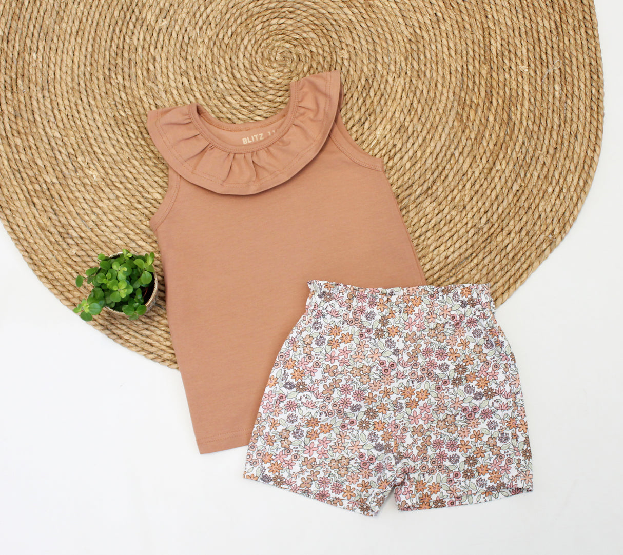 Tanktop Yfke uni tricot