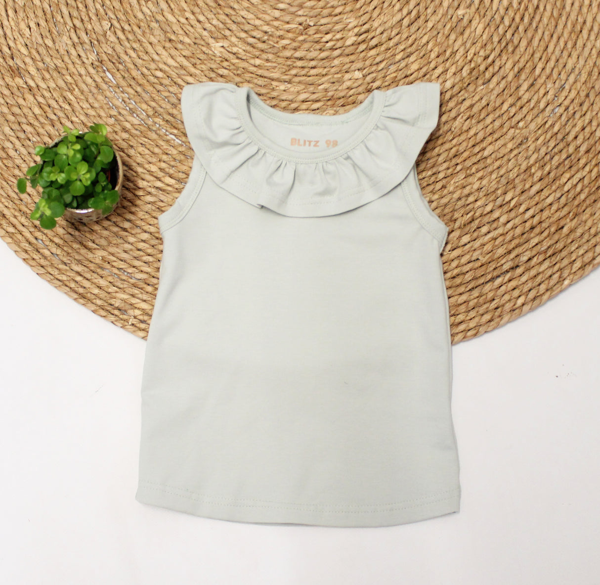 Tanktop Yfke uni tricot