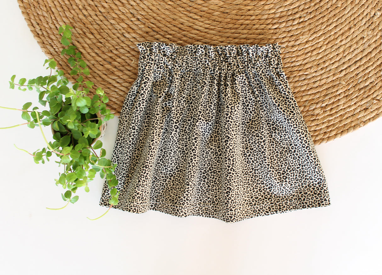 Paperbag rokje Anne dierenprint