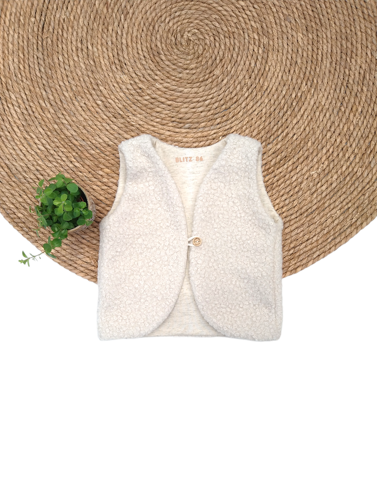 Gilet boucle gekruld