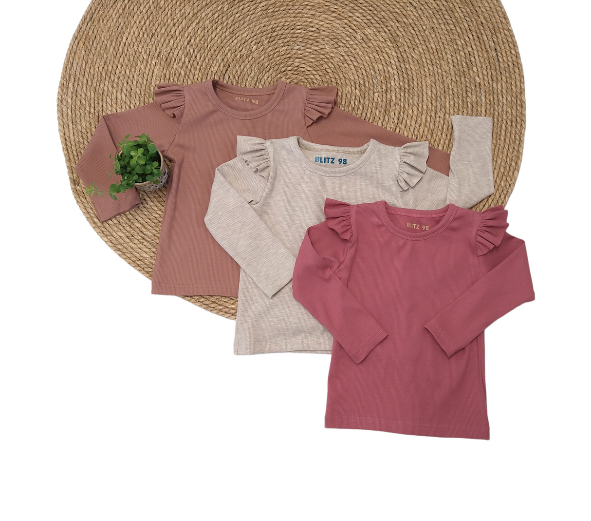 Basic Longsleeve Puck fijne rib uni