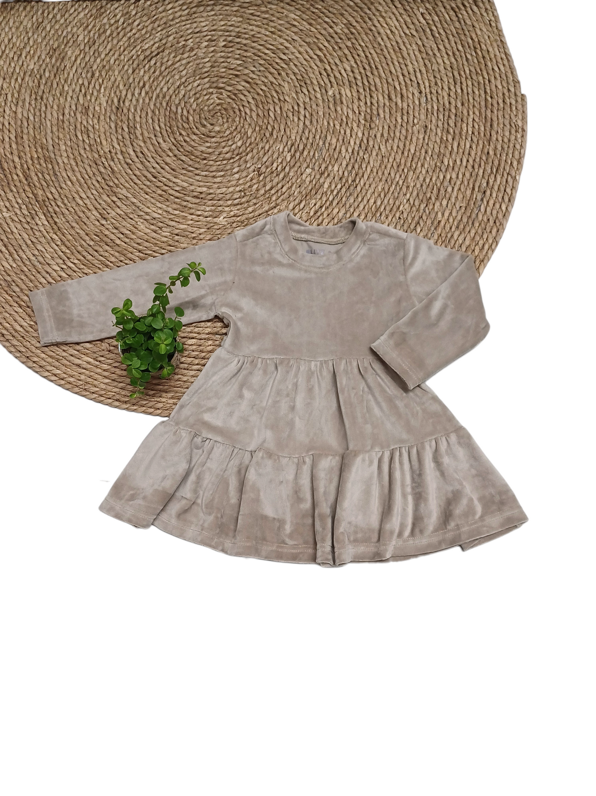 Jurk Isabelle velours (4 kleuren)