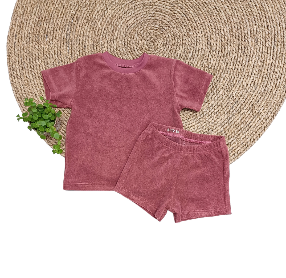 Set T-shirt & short Britt badstof