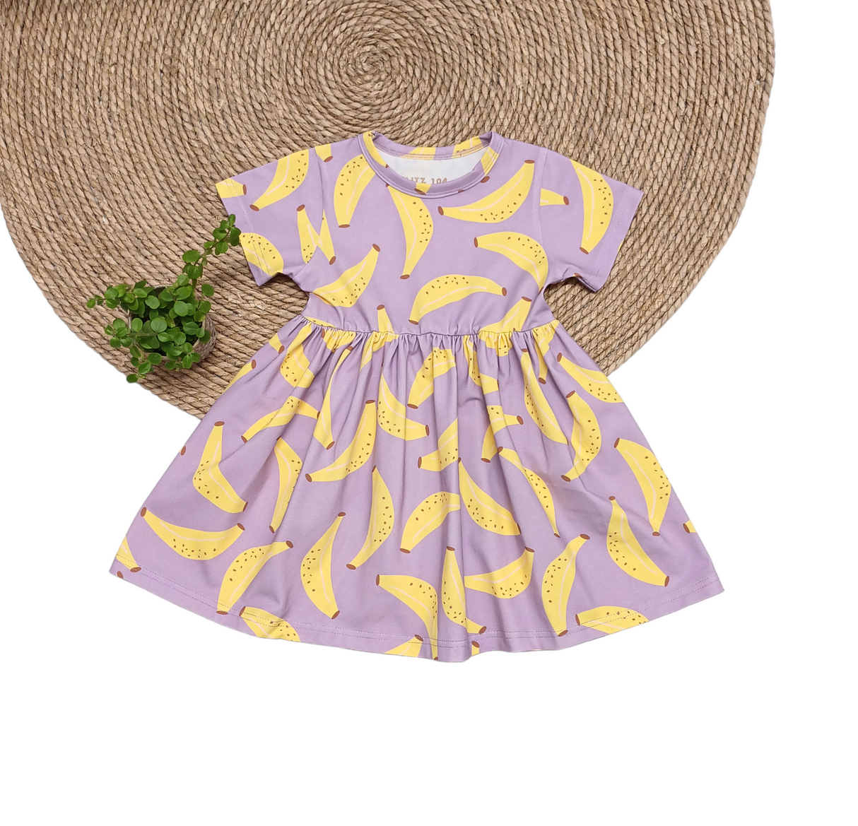 Jurk Kiki hippe print korte mouw