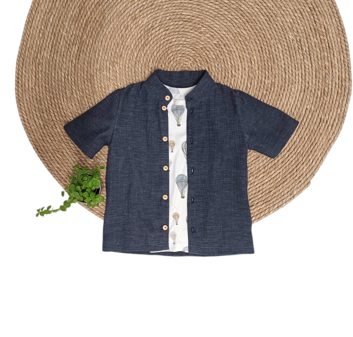 Blouse Lasse hydrofiel korte mouw