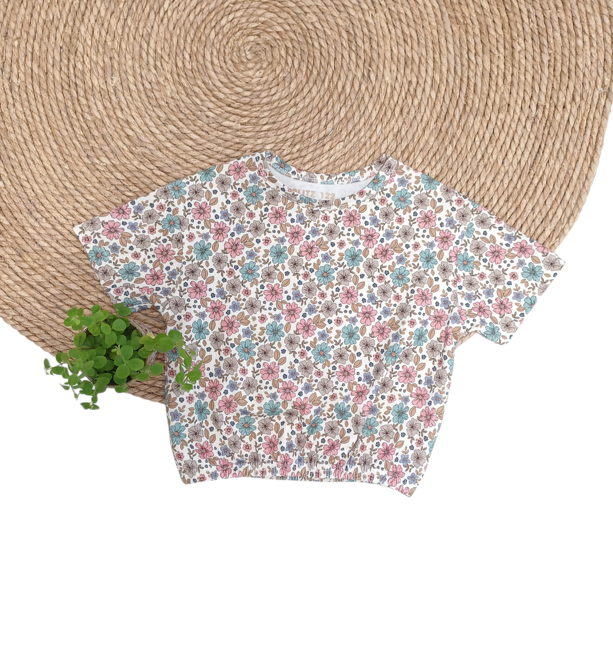 Cropped T-shirt Jazz bloemenprint